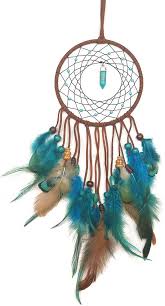 dream catcher blue lucky stone and