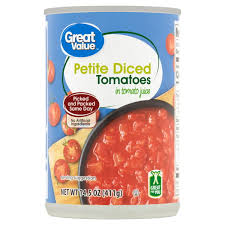 diced tomatoes in tomato juice