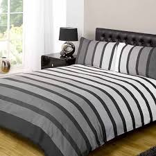 soho black stripe duvet cover quilt