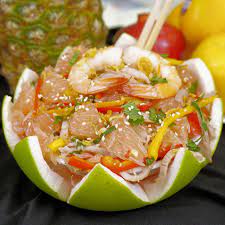 vietnamese pomelo salad gỏi bưởi