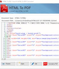 how to convert pdf to html code