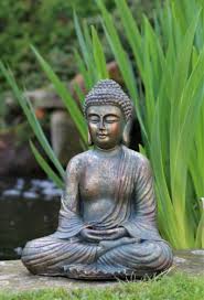 Garden Ornament Sitting Buddha Stone