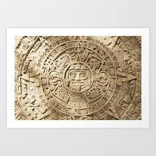 Aztec Calendar Mexico Art Art Print By