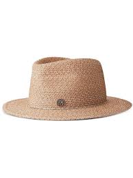 maison michel andre woven fedora hat