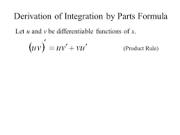 You remember integration by parts. Integration By Parts Method Of Substitution Integration By Parts Ppt Video Online Download