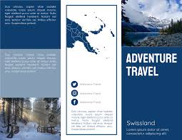 adventure travel brochure brochure