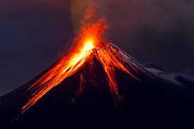 Luftaufnahme vom vulkanausbruch in neuseeland quelle: Bilder Natur Nacht Vulkan Tungurahua Volcano Berg Lava Ecuador