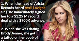 complicated facts about avril lavigne