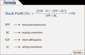 stock profit ratio calculator