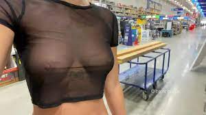 Walking into the store with see through outfit - XVIDEOS.COM