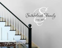 Wall Decals Quote Personalized Family