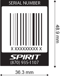 bike serial number spirit fitness