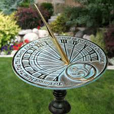 Rome Brass Gardeners Reflection Sundial