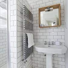 Bathrooms Subway Tile With Dark Grout