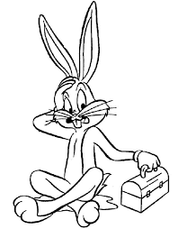 bugs bunny for free coloring page
