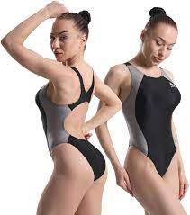 Amazon.co.jp: AIRFRIC 競泳水着 レディース ハイレグ ハイカット フィットネス水着 練習用 女子 水泳 A-2183-BK-S  : ファッション
