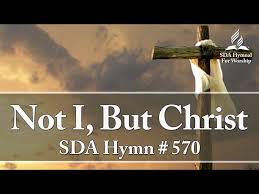 not i but christ sda hymn 570