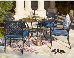 Check spelling or type a new query. Festival Depot 5 Piece Outdoor Furniture Patio Dining Set All Weather Bistro Chairs With Seat Cushions Grey Round Metal Table With Umbrella Hole For Deck Lawn Garden Black Dining Sets Patio Furniture