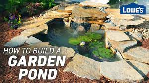 how to build a garden pond w monica
