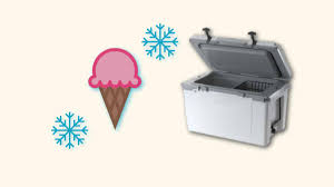 keep ice cream frozen in a cooler