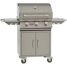 bull steer 24 inch 3 burner built in gas grill natural gas