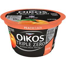 oikos triple zero greek yogurt peach 5
