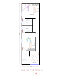 14x50 east facing house plan 2 bhk