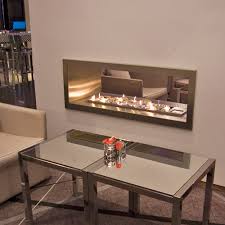 Double Sided Gas Fireplace Lava Fires
