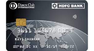 hdfc diners club black credit card