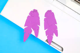 Diy Feather Earrings Free Svg File Crafts Mad In Crafts