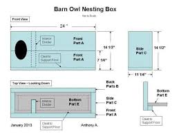 Barn Owl Nest Box Plans