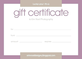 Fitness Gift Certificate Template Free Personal Training Trainer