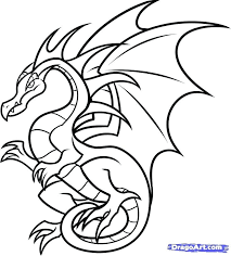 For boys and girls, kids and adults, teenagers and toddlers, preschoolers and older kids at school. Images Of Dragon Easy Cool Drawings For Kids
