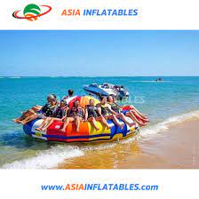 china inflatable disco boat towable