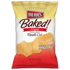 baked ripple cut potato chips