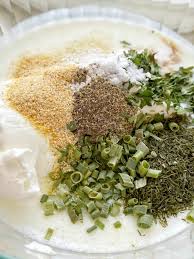 homemade ranch dressing together as