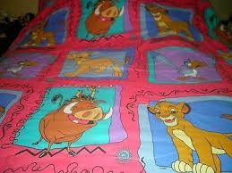 vintage disney lion king twin comforter