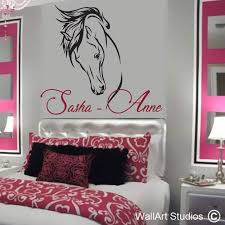 Horse Decal Personalized Name Wall