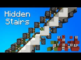 Minecraft Secret Piston Stairs