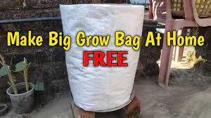 how to make grow bag at home free of