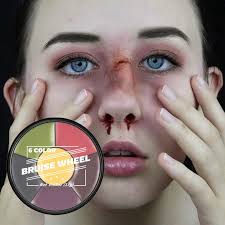 6 colors bruise wheel sfx makeup
