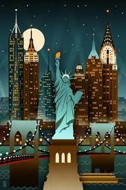 New York City Skyline Paintings
