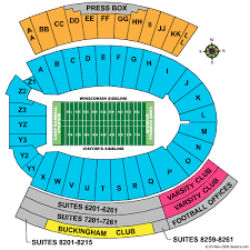 c randall stadium seating chart