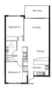 2 Bedroom Apartment Floor Plan Palm