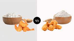 cornstarch vs flour for frying which