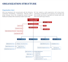 Organization Chart Dic
