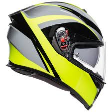 Details About Agv K5 S Typhoon Motorcycle Helmet Yellow Black