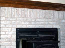 Faux Painted Brick Fireplace