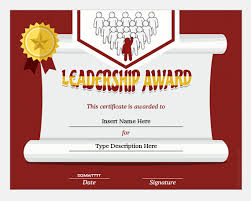 Leadership Award Certificate Templates For Word
