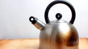 burnt tea kettles